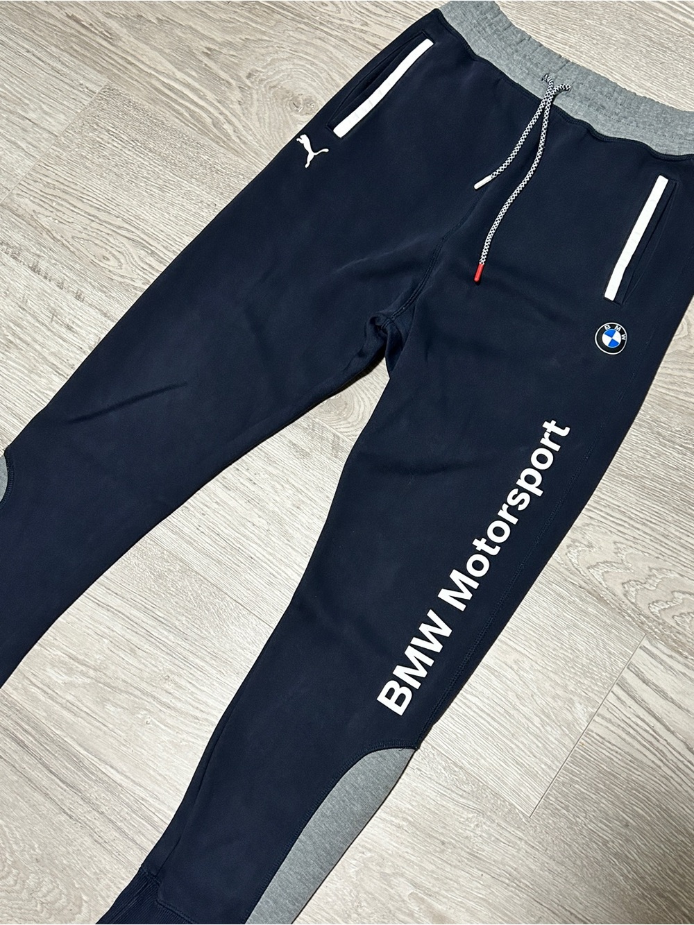 Puma BMW Motorsport Mens Navy Track Pants